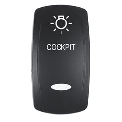 Picture of Pacer Performance EV2LE-CKPT Cockpit Contura V Switch Actuator Black Laser Etched