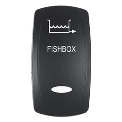 Picture of Pacer Performance EV2LE-FBX Fishbox Contura V Switch Actuator Black Laser Etched