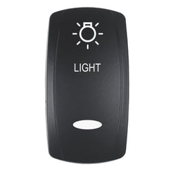 Picture of Pacer Performance EV2LE-LT Contura V Switch Actuator - Lights - Black Laser Etched