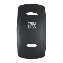 Picture of Pacer Performance EV2LE-TRM Trim Tabs Contura V Switch Actuator Black Laser Etched