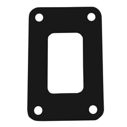 Picture of Pacer Performance PSC-11-BK Single Switch Panel 1.75" x 2.75" Black Powder Coated Aluminum