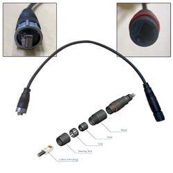 Picture of Furuno WRJ-ADP-05M Waterproof RJ45 to HUB102 Cable 0.5M