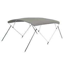 Picture of Carver Covers A5487UB-10 3-Bow Bimini Top 54"H x 72"L Cadet Gray Acrylic with Boot