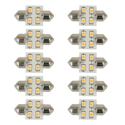 Picture of Scandvik 41175 Cool White LED Festoon Bulb 10-Pack 31mm