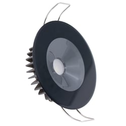 Picture of Lumitec 117159 Illusion Flush Mount LED Down Light Warm White Dimming Black Housing