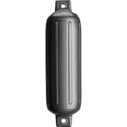 Picture of Polyform G-4-METALLIC GRAPHITE Twin Eye Boat Fender 6.5" x 22" Metallic Graphite
