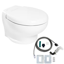 Picture of Thetford T-NAN012PW/E/NA-FWKIT Nano Eco Compact Marine Toilet - 12V Freshwater Kit