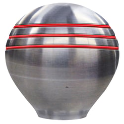Picture of Schmitt Marine Steering Wheels 50020 Throttle Knob Red 1.5" Grooved