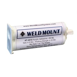 Picture of Weldmount 201010 AT-2010 Acrylic Adhesive 50ml Cartridge 10-Pack