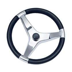 Picture of Schmitt Marine Steering Wheels 7241321FG Evo Pro 316 Cast Stainless Steel Wheel 13.5" 3/4" Tapered Shaft