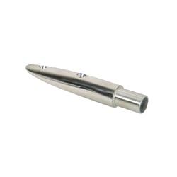 Picture of Whitecap Industries 6048C Rail End Fitting 5-1/2° End-Out 7/8" OD 316 Stainless Steel
