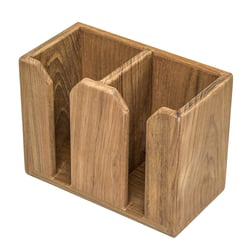 Picture of Whitecap Industries 62620 Teak Two-Bottle Rack for Wine or Water