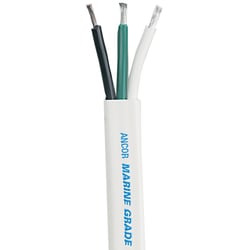Picture of Ancor 131550 White Triplex Marine Cable 14/3 AWG Flat 500ft