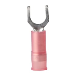 Picture of Ancor 220303 Nylon Flanged Spade Terminals 22-18 AWG #10 Stud 100-Pack