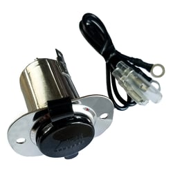 Picture of Marinco 20036 Stainless Steel 12V Receptacle with Watertight Cap