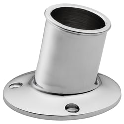 Picture of Whitecap Industries S-5003 Top Mounted Flag Pole Socket Chrome Plated Brass 1-1/4 Inch