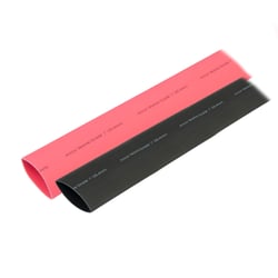 Picture of Ancor 307602 Marine Grade Adhesive Lined Heat Shrink Tubing 1" x 3" Black/Red Combo