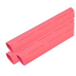 Picture of Ancor 307606 Marine Grade Adhesive Lined Heat Shrink Tubing 1" x 6" Red 3-Pack