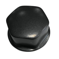Picture of Schmitt Marine Steering Wheels CAP030B Faux Center Nut Black 1/2" & 5/8" M12