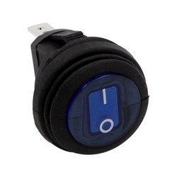 Picture of HEISE HE-BRS Illuminated Blue Round Rocker Switch 5-Pack