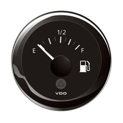 Picture of VDO A2C59514091 Veratron ViewLine 2-1/16" 52mm Tank Level Gauge Black E/F 3-180 Ohm