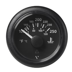 Picture of VDO Gauges A2C59514176 ViewLine 2-1/16" Water Temperature Gauge 100-250°F Black