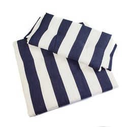 Picture of Whitecap Industries 87240 Director's Chair II Replacement Cushion Set Navy White Stripe