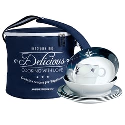 Picture of Marine Business S.A. 15147 Northwind 16-Piece Melamine Tableware Set with Basket
