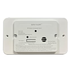 Picture of Safe-T-Alert 62-542-TR-WT Carbon Monoxide Alarm Flush Mount Marine RV White 12V