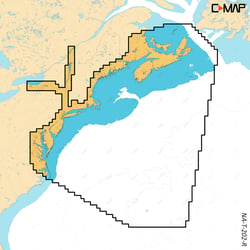 Picture of C-Map M-NA-T-202-R-MS REVEAL X Chart Nova Scotia to Chesapeake Bay