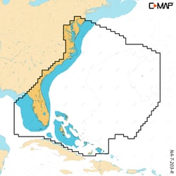 Picture of C-Map M-NA-T-203-R-MS REVEAL X Chart Chesapeake Bay to Bahamas