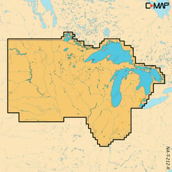 Picture of C-Map M-NA-T-212-R-MS REVEAL X US Lakes North Central Chart