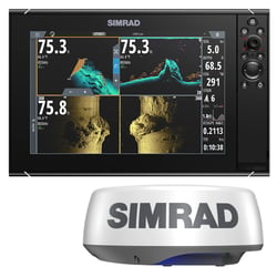 Picture of Simrad 000-15555-002 NSS evo3S 12" Multifunction Display with C-MAP US & HALO20+ Radar