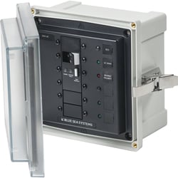 Picture of Blue Sea Systems 3123 SMS Panel Enclosure 230V ELCI 32A with 3 Blanks
