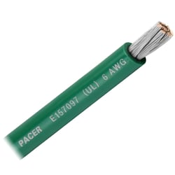 Picture of Pacer Performance WUL6GN-FT Green 6 AWG Marine Battery Cable (Per Foot)