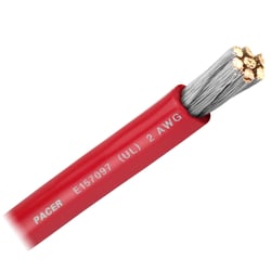 Picture of Pacer Performance WUL2RD-FT Red 2 AWG Marine Battery Cable - Sold By Foot