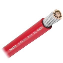 Picture of Pacer Performance WUL10RD-FT 1/0 AWG Marine Battery Cable Red UL Listed