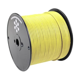 Picture of Pacer Performance WUL18YL-500 Yellow 18 AWG Marine Primary Wire 500 Feet