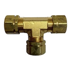Picture of Uflex UNION T Brass T-Fitting for 3/8" Tube Compression Hose