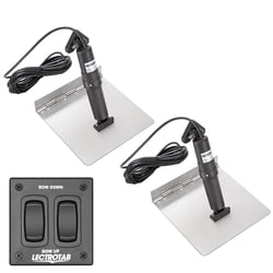 Picture of Lectrotab XKAF9X18 XKA Stainless Steel Trim Tab Kit with Rocker Switch 9x18