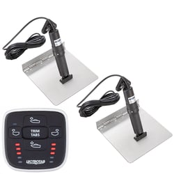 Picture of Lectrotab XKASML12X24 12x24 Stainless Steel Trim Tab Kit with MLC-1 Control