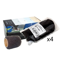 Picture of Kiwi KG-4BK-PR KiwiGrip Non-Skid Deck Coating Black 4 Liter with Roller