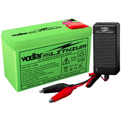 Picture of Vexilar V-220L 12V 12Ah MAX Lithium Battery and Charger Combo Pack