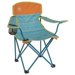 Picture of Coleman 2000033703 Kids Quad Chair Teal with Glow-in-the-Dark Design