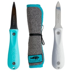 Picture of Toadfish 1014 Shucker's Bundle - Oyster Knives & Cut-Proof Cloth Set