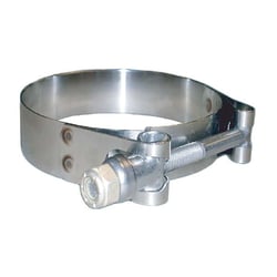 Picture of Trident Marine 720-4001L 316 Stainless Steel T-Bolt Hose Clamp for 4 Inch Rubber Hose