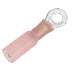 Picture of Pacer Performance TE18-10R-25 Heat Shrink Ring Terminal 22-18 AWG #10 Stud 25-Pack