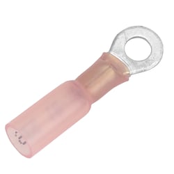 Picture of Pacer Performance TE18-10R-100 Heat Shrink Ring Terminal 22-18 AWG #10 Stud 100-Pack