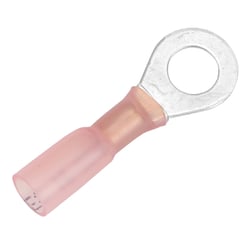 Picture of Pacer Performance TE18-14R-25 Heat Shrink Ring Terminal 22-18 AWG 1/4" Stud 25-Pack