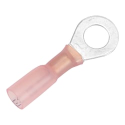 Picture of Pacer Performance TE18-14R-100 Heat Shrink Ring Terminal 22-18 AWG 1/4" Stud 100-Pack